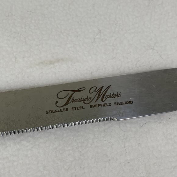 Vintage Sheffield England Treasure Masters Carving Knife - Picture 4 of 5